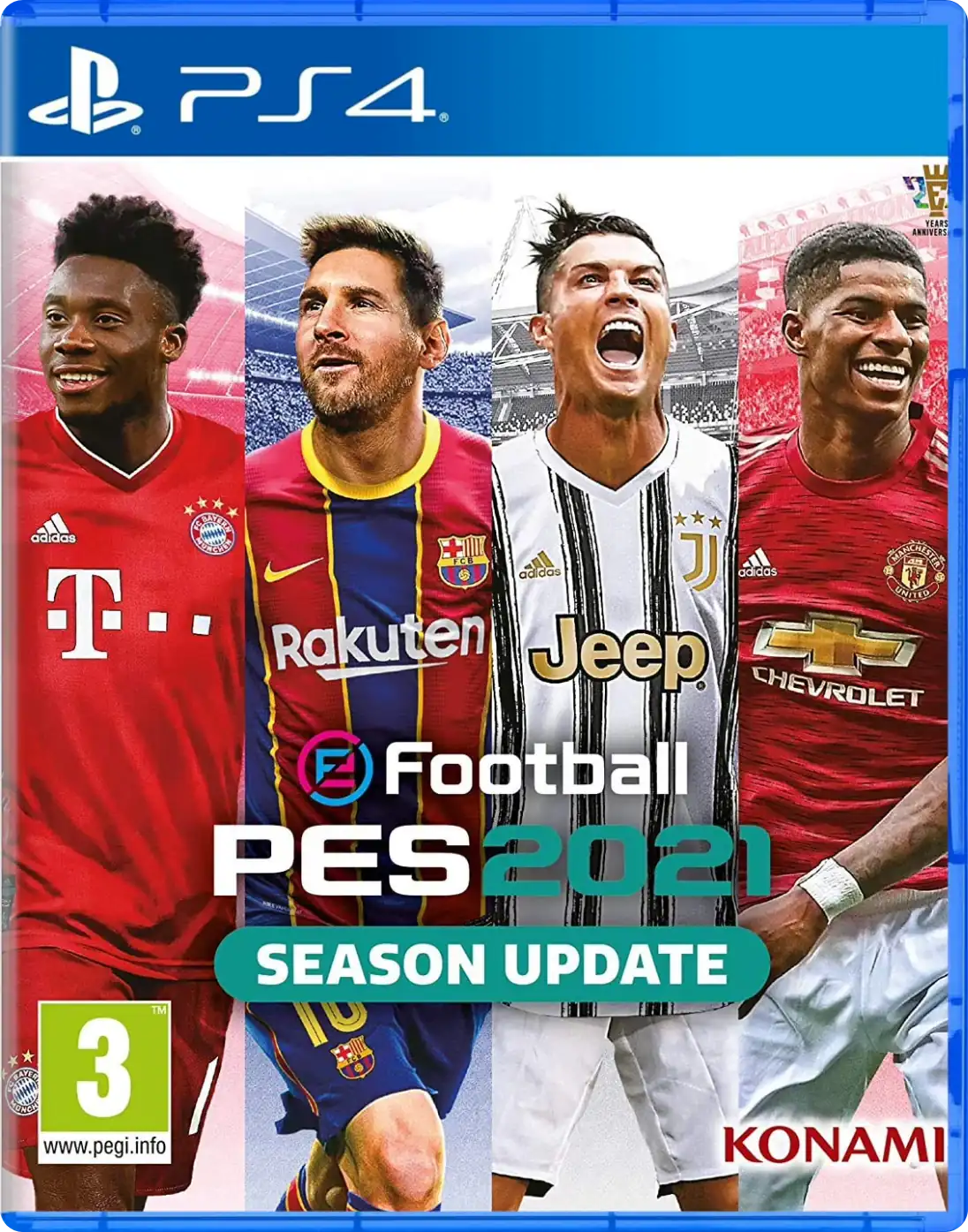 PES 2021 Pro Evolution Soccer PS4 original game disc