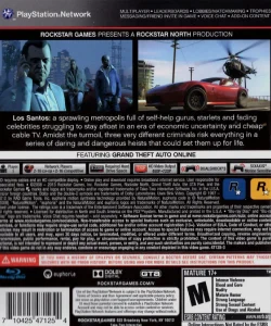 Grand Theft Auto V (back)