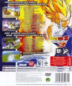 (PS2) Dragon Ball Z Budokai 3 (back)