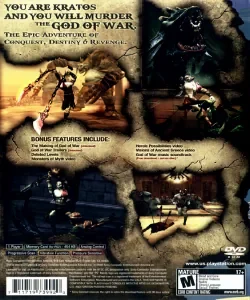 (PS2) God of War (back)