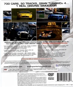 (PS2) Gran Turismo 4 (back)