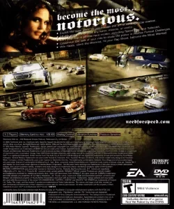 (PS2) Need for Speed – Most Wanted (back)