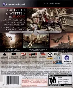 (PS3) Assassin's Creed II (back)