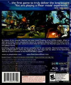 (PS3) Ratchet & Clank Future Tools of Destruction (back)
