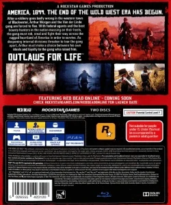 (PS4) Red Dead Redemption II (back)
