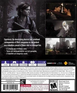 (PS4) The Last of Us Part II (back)